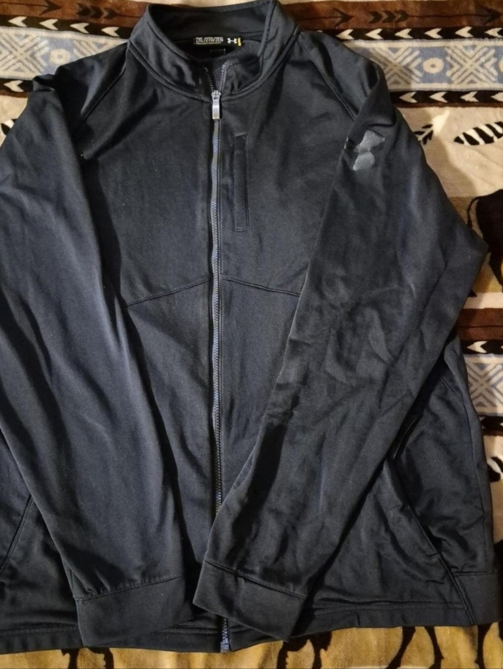 Under Armour Men's Black Lightweight Full-Zip Jacket